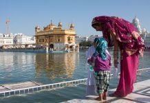 Templo de oro en La India