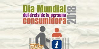 Cartel dia mundial dels drets de la persona consumidora