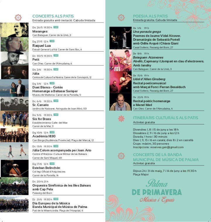 Atril primavera Palma