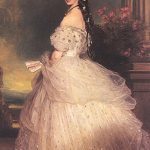 MODA ON ALTA Sissi Emperatriz con uno de los primeros vestidos de Alta Costura de Charles Frederick Worth