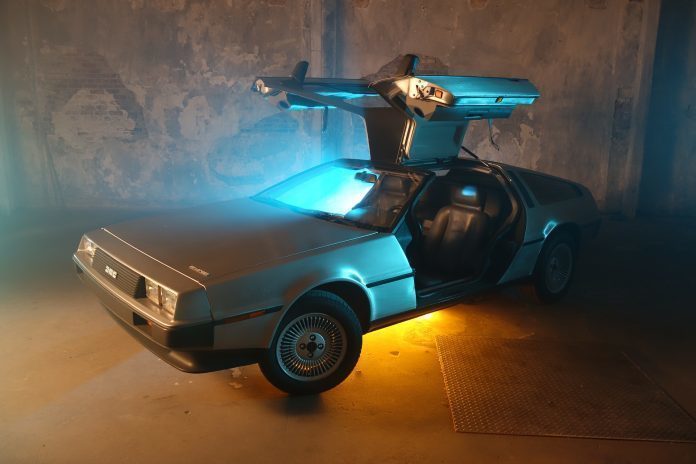 Delorean de Regreso al futuro