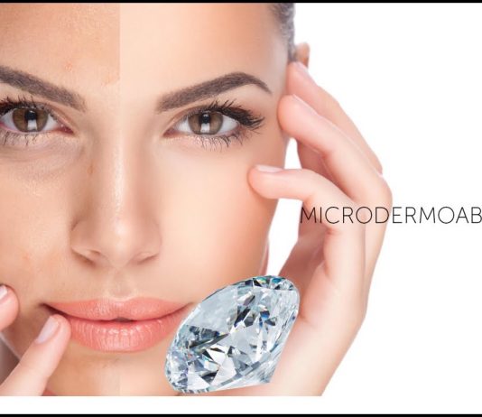 Punta de diamante para el rejuvenecimiento facial